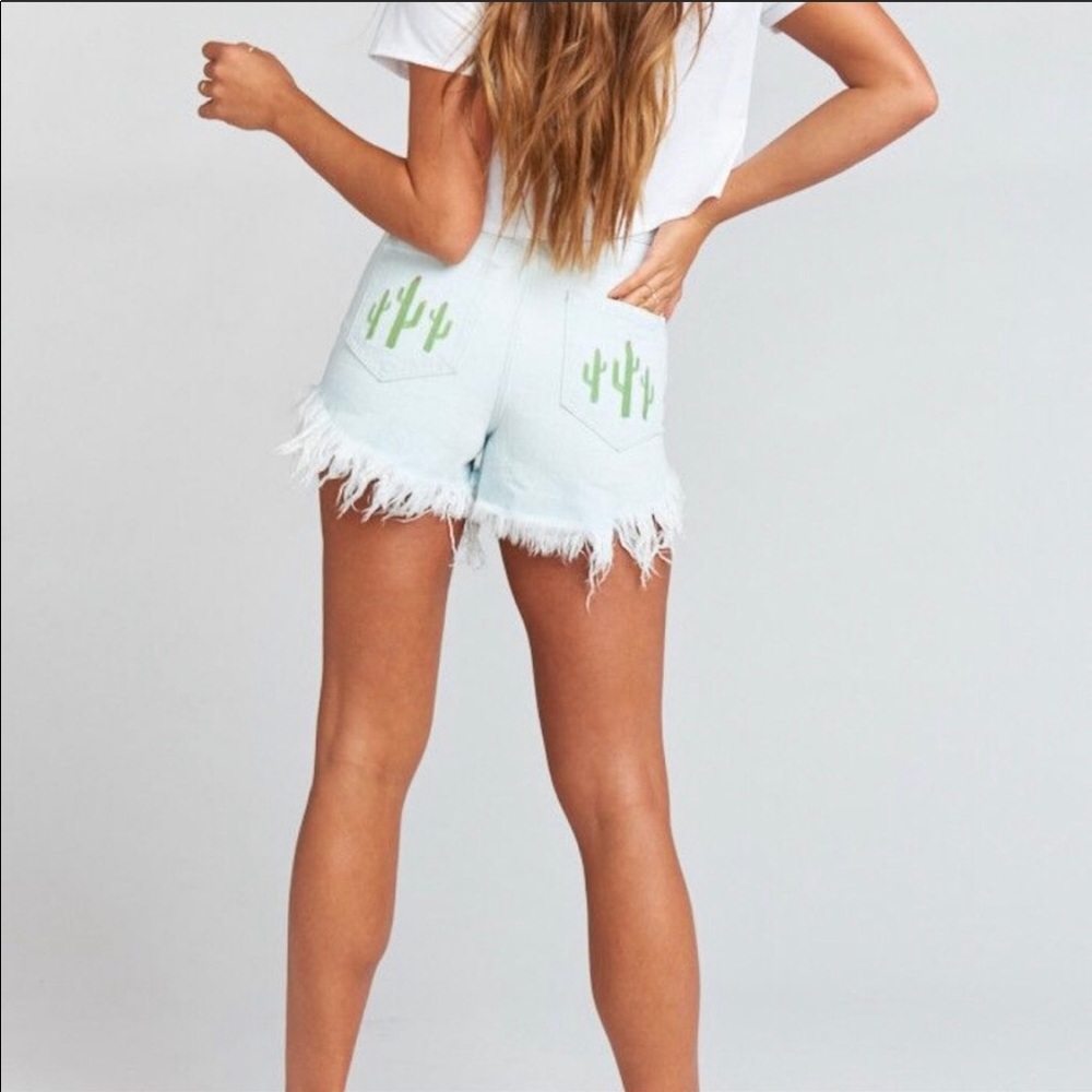 Show me your mumu denim shorts